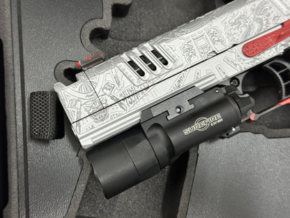 STACCATO CUSTOM XC “THE IMMORTALS” ENGRAVED WITH PT PRO GRIPS SRO AND X300
