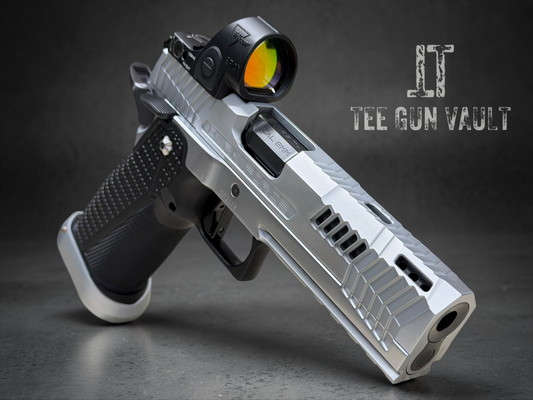 DARK FORGE WRAITH PORTED 4.6” BRUSHED CHROME FINISH WITH TRIJICON SRO (please read description)