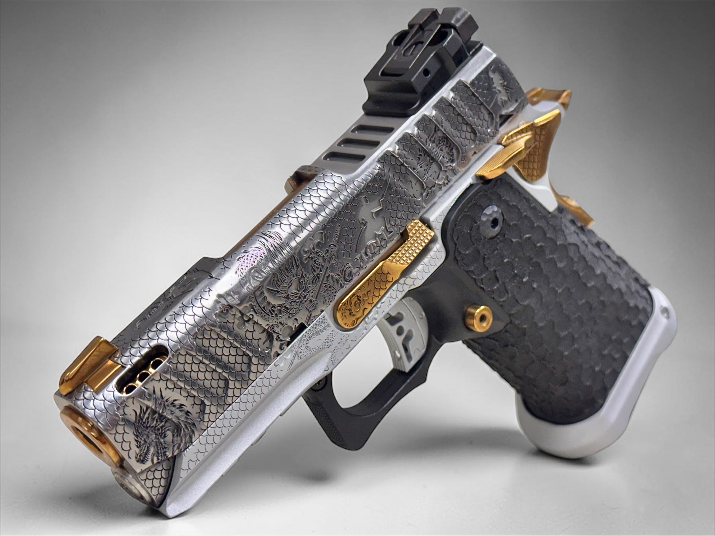 BUL ARMORY SAS II ULTRALIGHT PRO 2 PORTED “SAMURAI” 3.25” SILVER