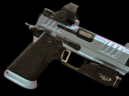 STACCATO CUSTOM P4X “TYPHOON” PORTED + COMP WITH TRIJICON SRO & TLR7