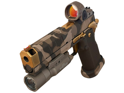 PHOENIX TRINITY H SERIES H PRO DOUBLE STACK EVO GRIPS WITH SRO AND X300 9MM MULTICAM