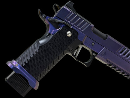 STACCATO CUSTOM P X SERIES “MYSTIQUE” COMP WITH ALUMINUM GRIPS AND EDGE TRIGGER (READ DESCRIPTION)
