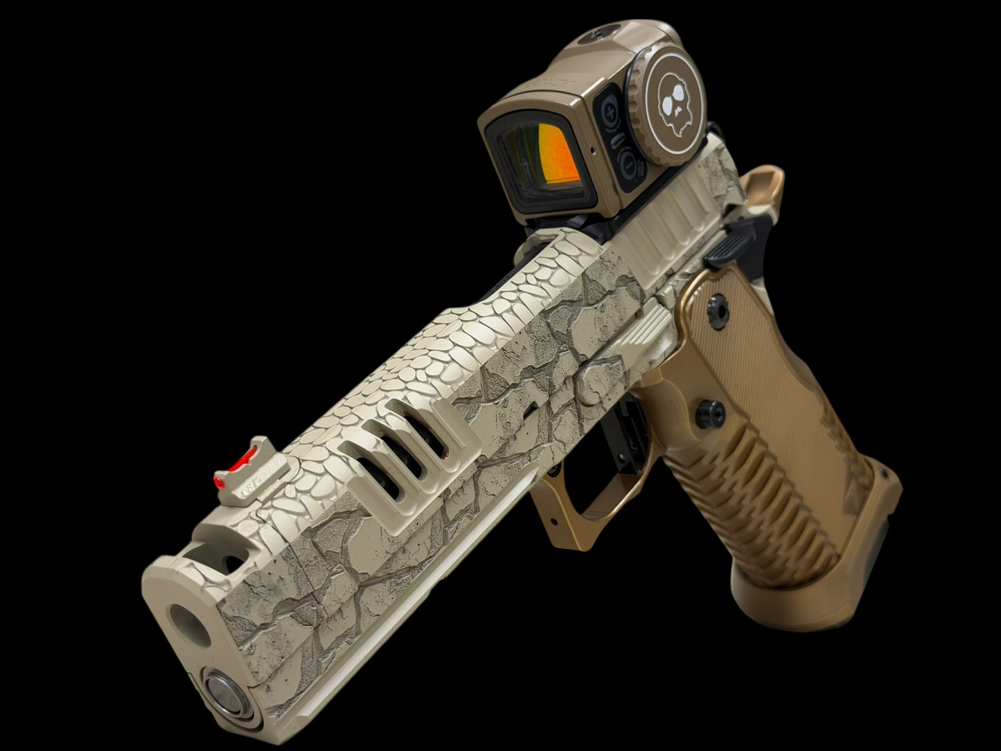 STACCATO CUSTOM XC “STONE FORGE” EDITION WITH EDGE TRIGGER AND T7 ALUMINUM GRIPS & ACRO P2