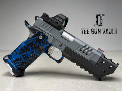 STACCATO CUSTOM C2 COMP WITH T7 ALUMINUM GRIPS, TGV EDGE TRIGGER AND HOLOSUN 407 X2