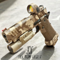 CUSTOM SPRINGFIELD PRODIGY 5” PORTED CAMO WITH SRO AND X300. TREE BARK GRIPS