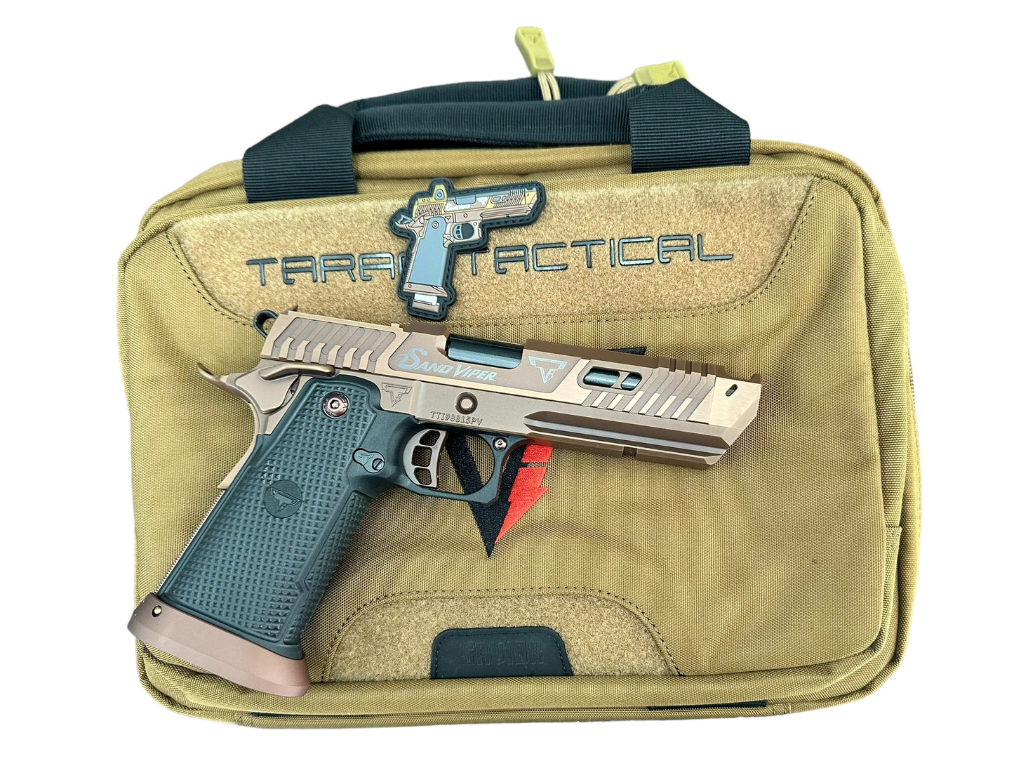 TARAN TACTICAL SAND VIPER NEW GRIPS 2011 9MM. READY TO SHIP