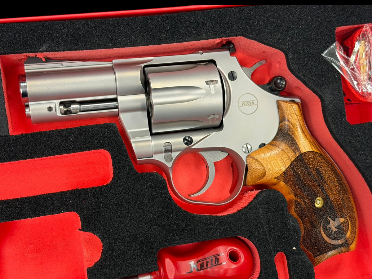 NIGHTHAWK CUSTOM KORTH MONGOOSE 2.75” REVOLVER SILVER IN .357 MAG
