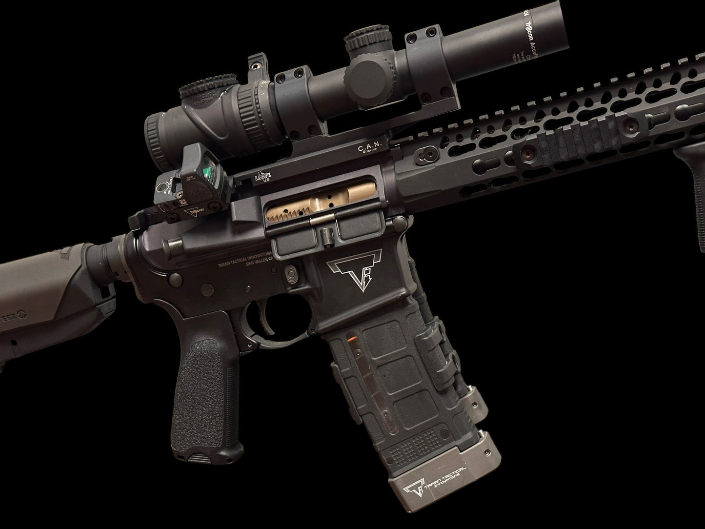 TARAN TACTICAL JW2 ULTRALIGHT RIFLE WITH TRIJICON SCOPE AND RMR MOUNTED PRE OWNED