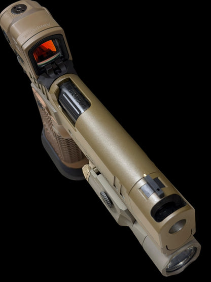 NIGHTHAWK CUSTOM SANDHAWK W/ACRO P2 AND X300 9MM (PRE OWNED UNFIRED) MINT