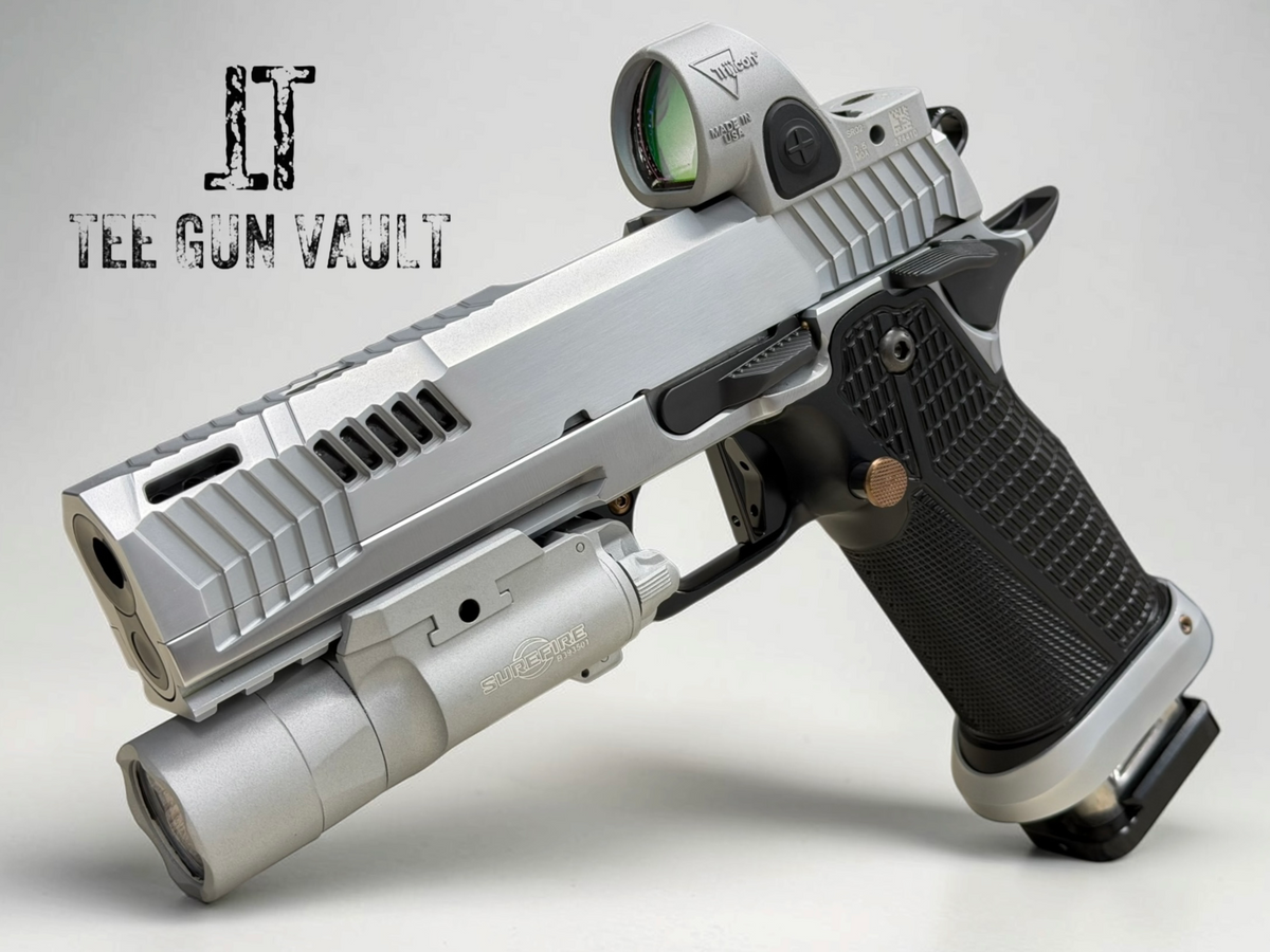 DARK FORGE CUSTOM WRAITH PORTED 4.6” BRUSHED CHROME WITH MATCHING SILVER SRO & X300