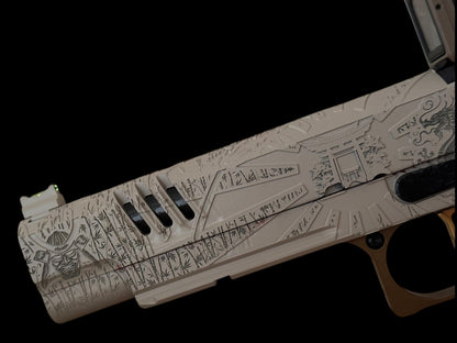 STACCATO CUSTOM XL “IMMORTALS” THEME WITH ATLAS METAL GRIPS ACRO P2 & MODLITE