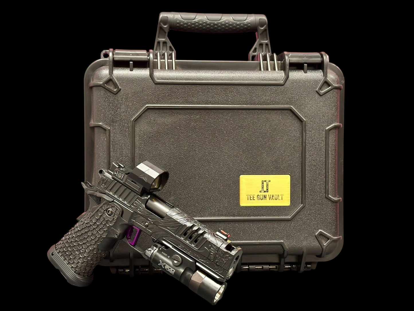 STACCATO XC CUSTOM “TRIBAL DRAGON BLACK” EDITION INFINITY TRIGGER APEX FUSION AND X300