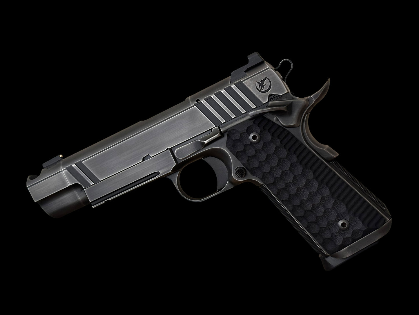 NIGHTHAWK CUSTOM FIREHAWK .45 ACP SINGLE STACK 1911 SMOKED NITRIDE