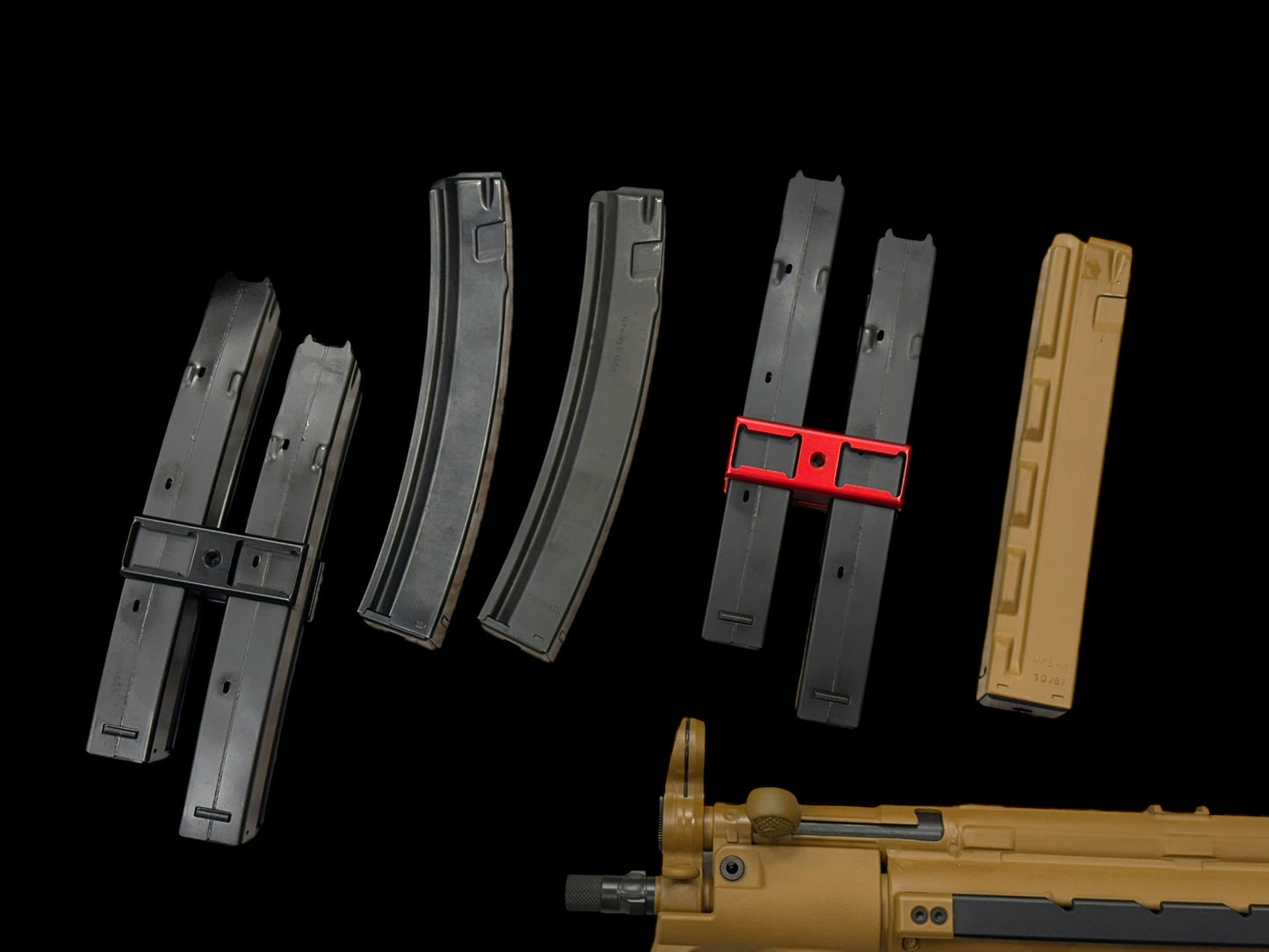 FULLY TRANSFERABLE MP5A3 S&H SEAR WITH ANOTHER MP5K RAL8000 HOST BY BAHNHOF