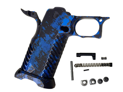 TEE GUN VAULT “T7” ALUMINUM FULL SIZE 2011 STACCATO ANODIZED GRIPS UPGRADE