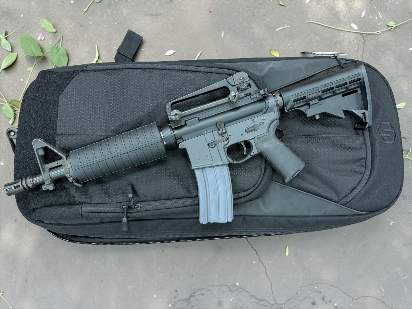 SAW-15 OLYMPIC ARMS COMMANDO 8.5” FULL AUTO TRANSFERABLE MACHINE GUN (NFA ITEM) .223/5.56