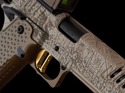 STACCATO CUSTOM XL “IMMORTALS” THEME WITH ATLAS METAL GRIPS ACRO P2 & MODLITE