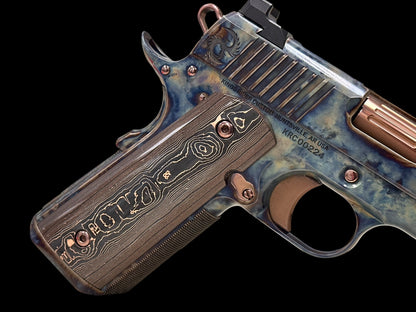 KINGS RIVER CUSTOM FCC 1911 COMMANDER FULL CASE HARDENED 9MM WITH MASTERPIECE