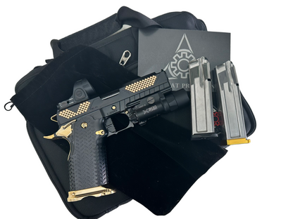 COMBAT PRECISION CUSTOM 2011 PORTED WITH TRIJICON SRO & X300 9MM