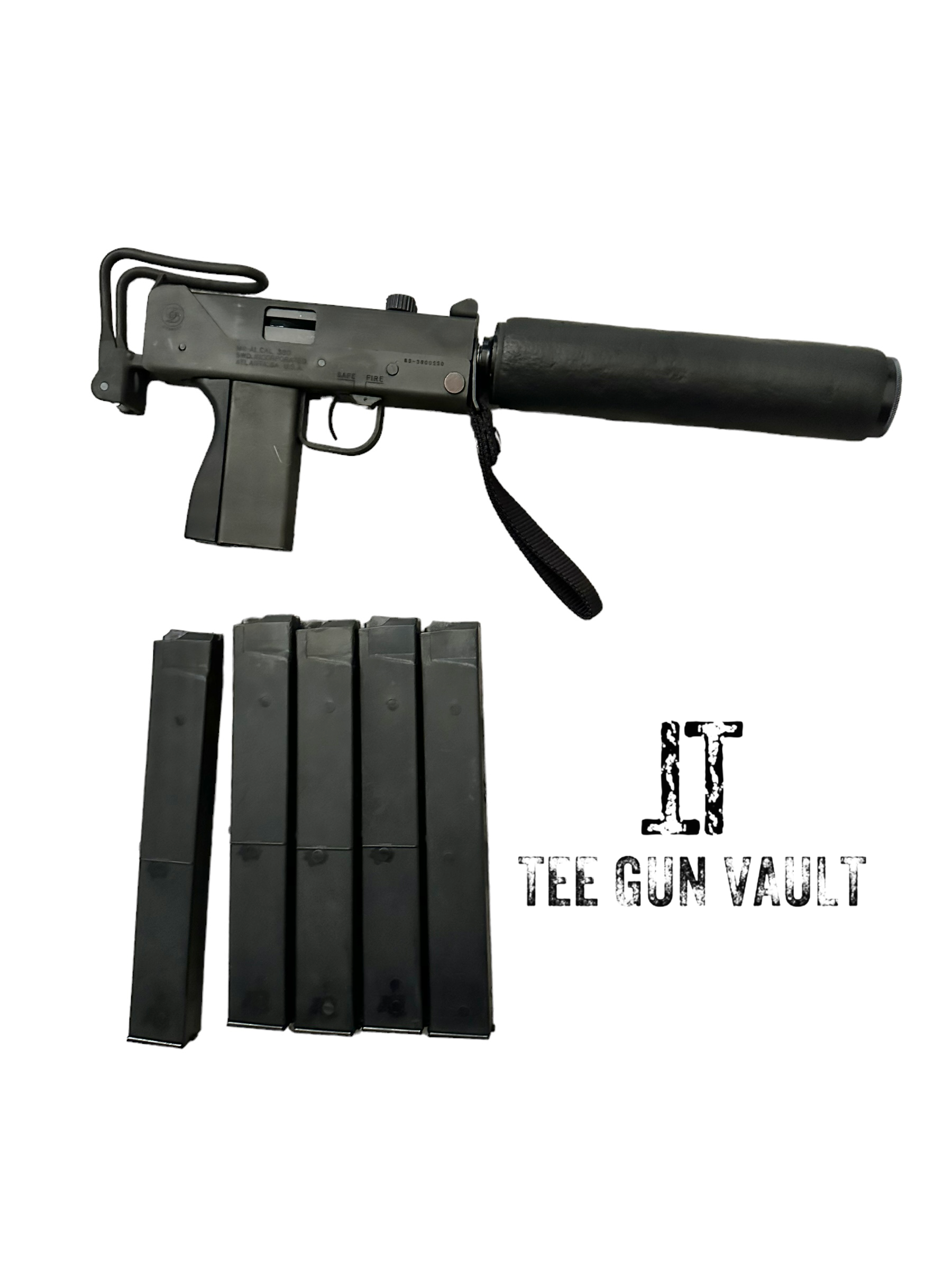 SWD COBRAY M11A1 .380 LARGE MAGWELL TRANSFERABLE FULL AUTO MACHINE GUN ...