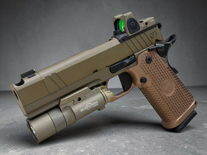 NIGHTHAWK CUSTOM SANDHAWK W/TRIJICON RMR AND X300 9MM