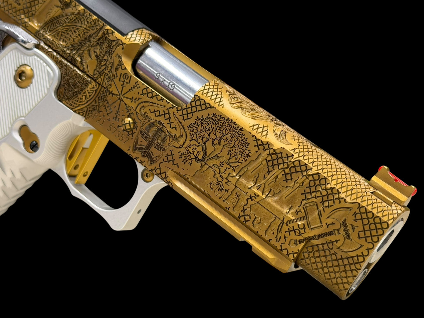 STACCATO CUSTOM P “VIKING” COPPER WITH T7 GRIPS AND EDGE TRIGGER