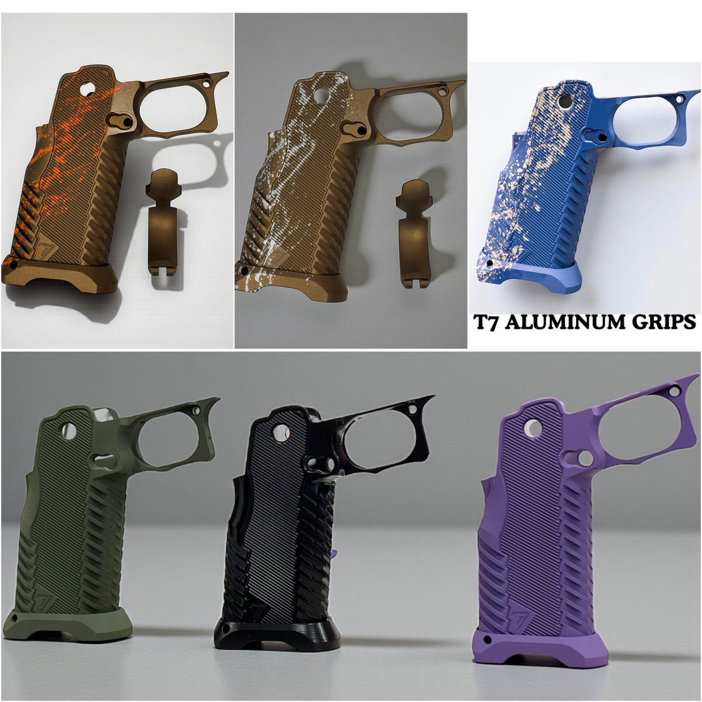 TEE GUN VAULT “T7” ALUMINUM FULL SIZE 2011 STACCATO GRIPS