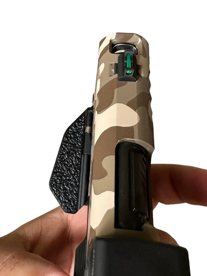 STI/STACCATO CS PORTED FULLY CUSTOMIZED CAMO WITH RMR AND FLASHLIGHT. MANY UPGRADES