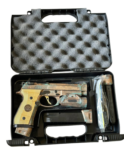 BERETTA CUSTOM 92FS PORTED LIMITED EDITION "SUNKEN SHIP" OPTIC READY WITH HOLOSUN 9MM