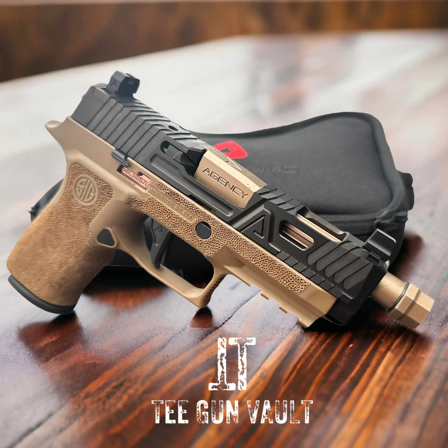 SIG SAUER P320 AGENCY ARMS FULL BUILD 9MM THREADED IOS CUT