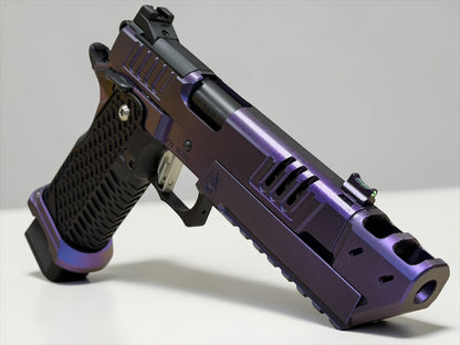 STACCATO CUSTOM P X SERIES “MYSTIQUE” COMP WITH ALUMINUM GRIPS AND EDGE TRIGGER (READ DESCRIPTION)