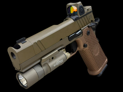 NIGHTHAWK CUSTOM SANDHAWK W/TRIJICON RMR AND X300 9MM