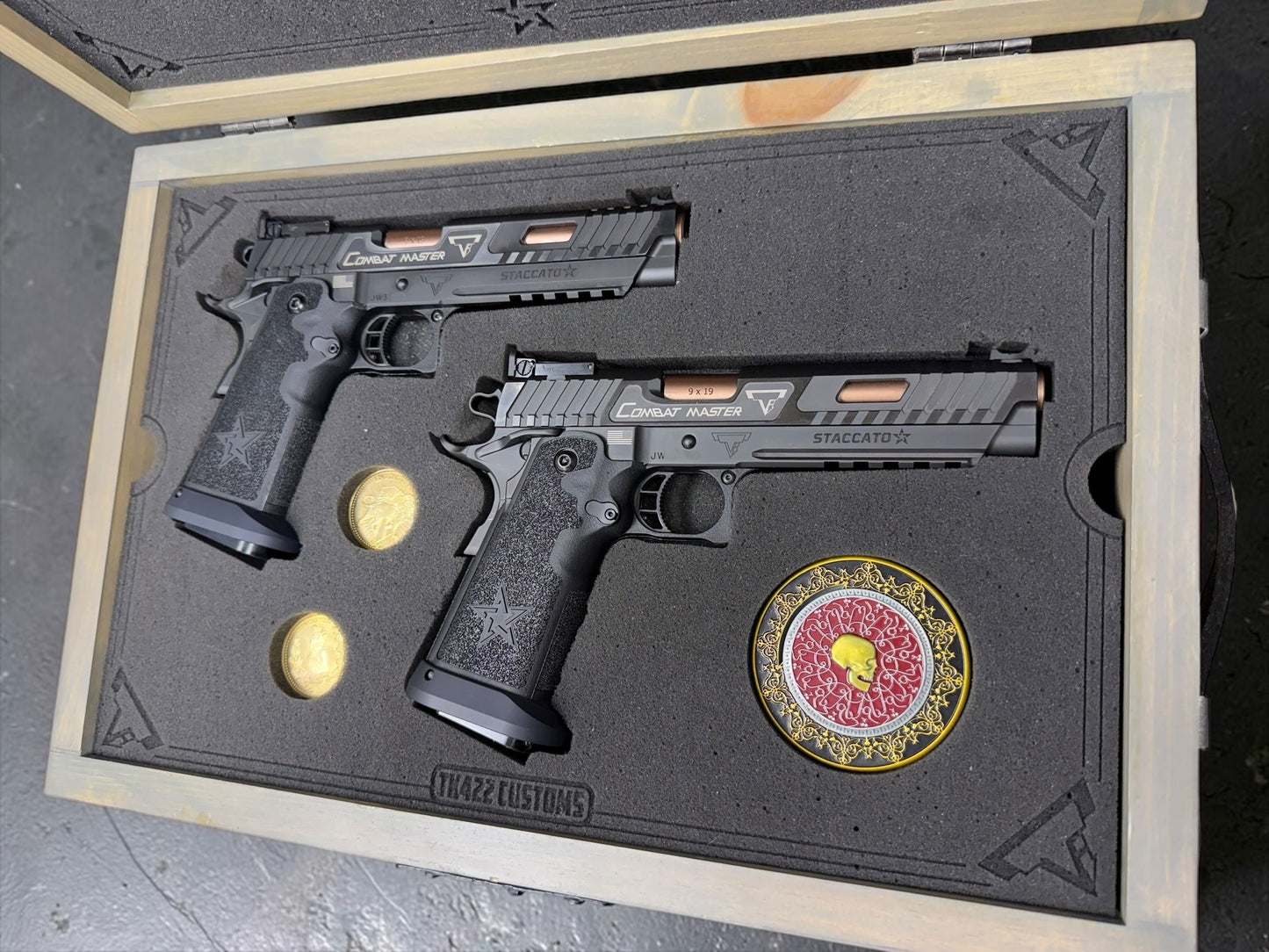 TARAN TACTICAL STACCATO JW3 COMBAT MASTER BOX SET LIMITED EDITION JOHN WICK PISTOLS
