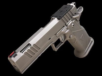 ALPHA AMERICAN WAR FIGHTER 5” GOV PORTED OPTIC READY ALUMINUM GRIPS 9MM