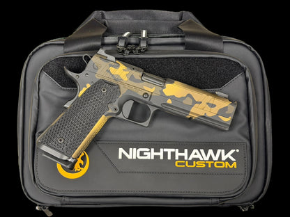 NIGHTHAWK CUSTOM SAND HAWK SINGLE STACK IN HALO FINISH 9mm