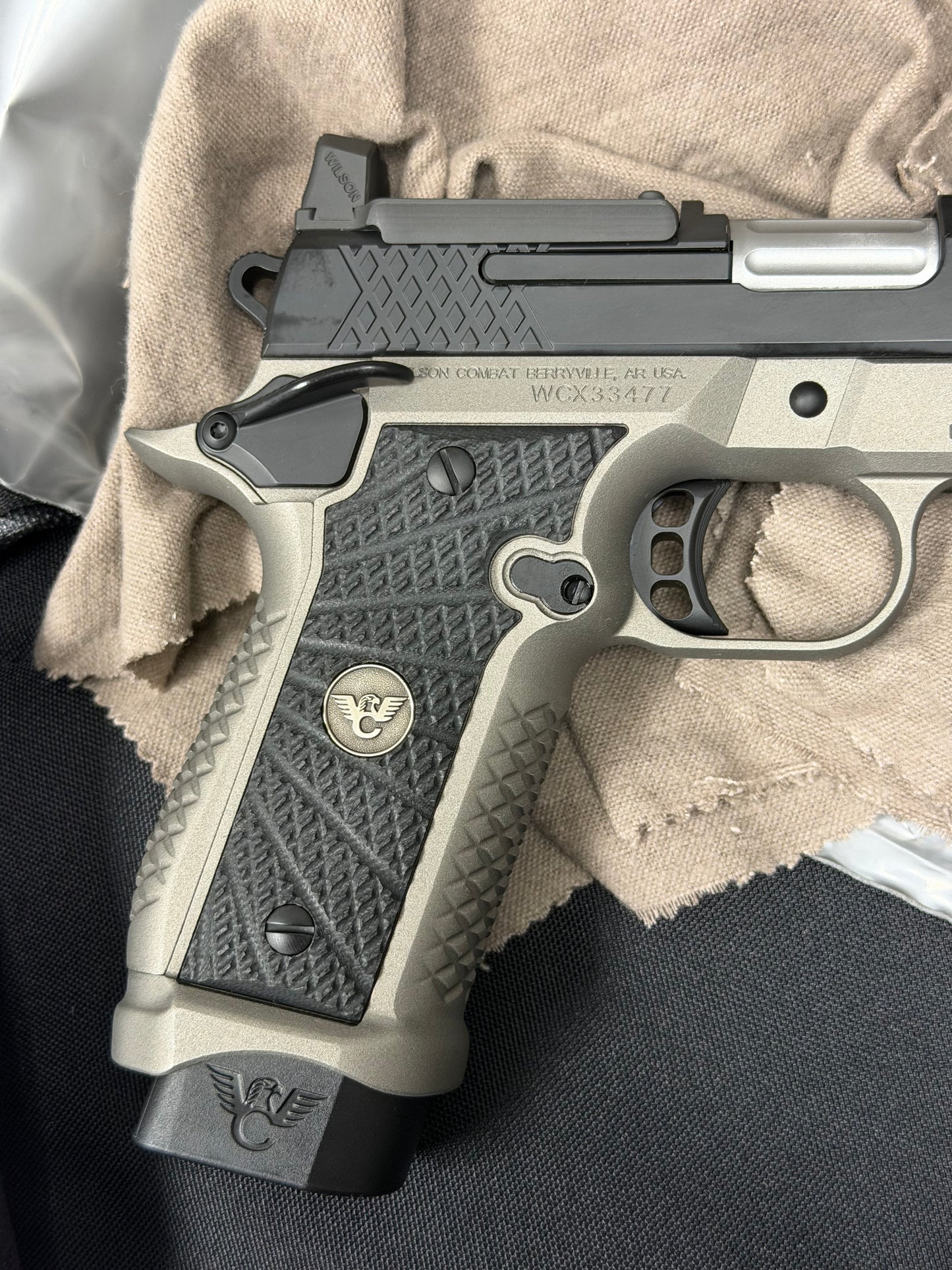 WILSON COMBAT EDC X9 2.0 TWO TONE OPTIC READY 9mm LIGHT RAIL