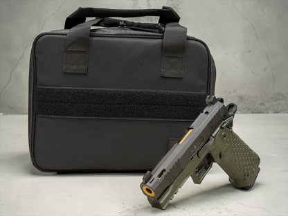 JACOB GREY HEX DUTY GREEN 4.25” PORTED ROSE GOLD BARREL 9mm