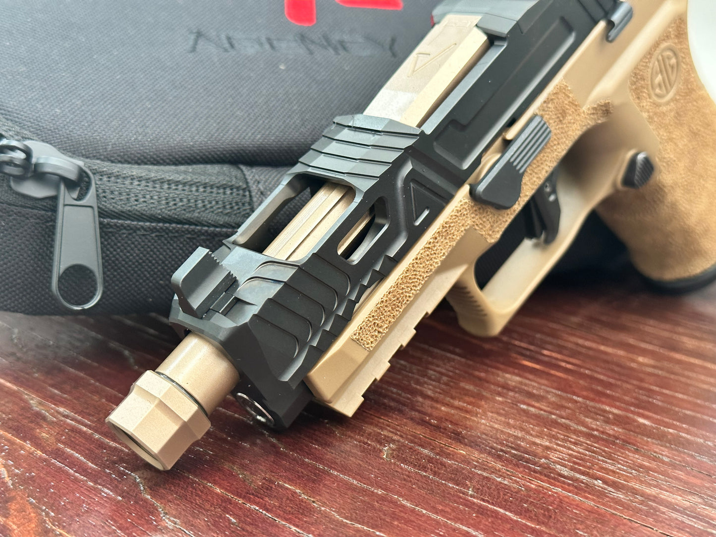 SIG SAUER P320 AGENCY ARMS FULL BUILD 9MM THREADED IOS CUT