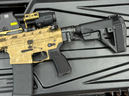 MUSTANG ARMAMENT CUSTOM “CHESTY” BRONZE CAMO 10.3” 5.56 NATO (NFA ITEM)