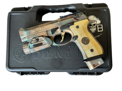 BERETTA CUSTOM 92FS PORTED LIMITED EDITION "SUNKEN SHIP" OPTIC READY WITH HOLOSUN 9MM