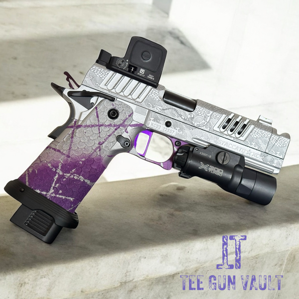 Infinity Trigger STACCATO CUSTOM XC “SILVER DRAGON SLAYER” WITH INFINITY TRIGGER KIT, R ...