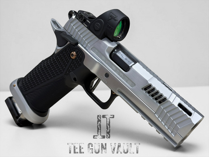DARK FORGE WRAITH PORTED 4.6” HARD CHROME FINISH WITH TRIJICON SRO