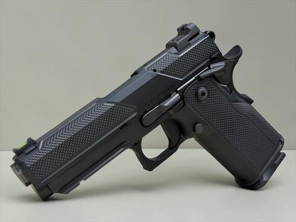 NIGHTHAWK CUSTOM DOUBLE AGENT DS 4.25” OPTIC READY BLACK DLC  COMMANDER AMBI SAFETY 9MM