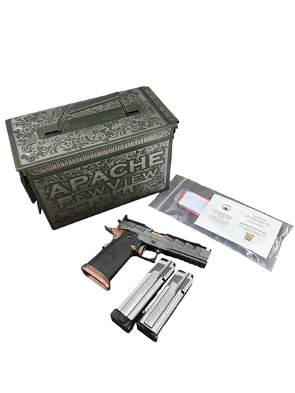 WATCHTOWER FIREARMS PEWVIEW APACHE DOUBLE STACK 2011 LIMITED EDITION 9MM