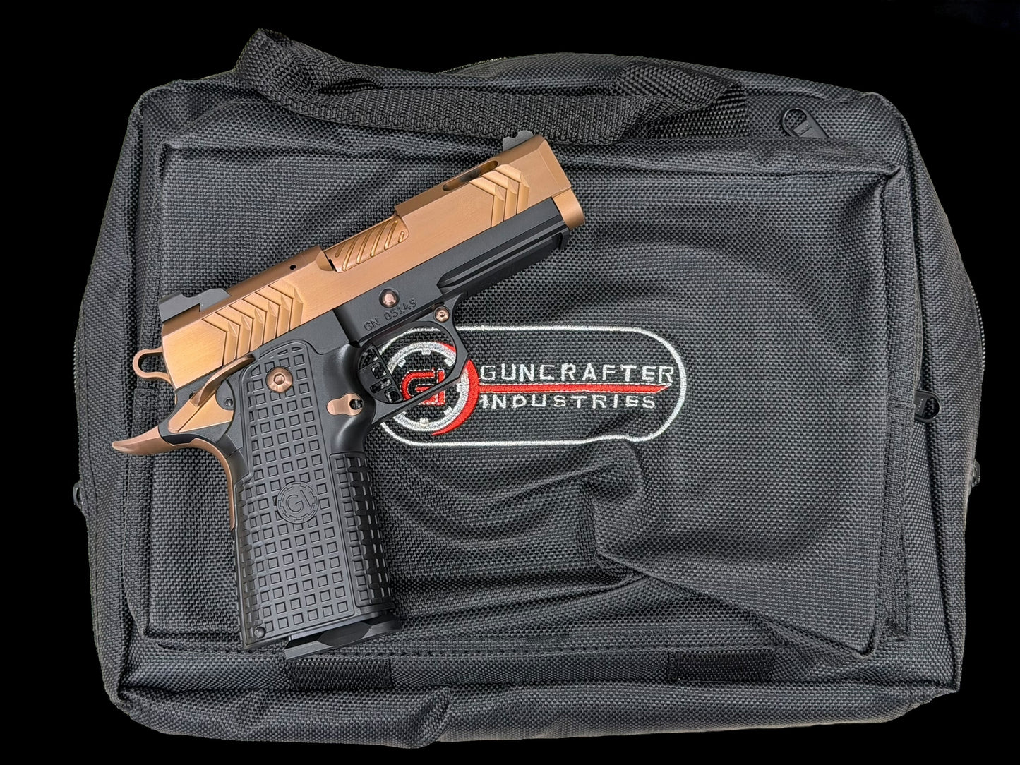 GUNCRAFTER INDUSTRIES X3 POLARA PORTED OFFICER FRAME IN POLISHED COPPER FINISH OPTIC READY 9MM