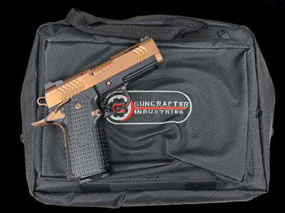 GUNCRAFTER INDUSTRIES X3 POLARA PORTED OFFICER FRAME IN POLISHED COPPER FINISH OPTIC READY 9MM