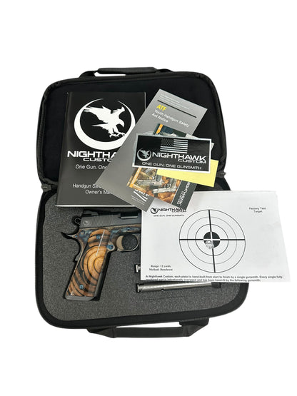 NIGHTHAWK CUSTOM VIP TURNBULL CASE HARDENED .45ACP