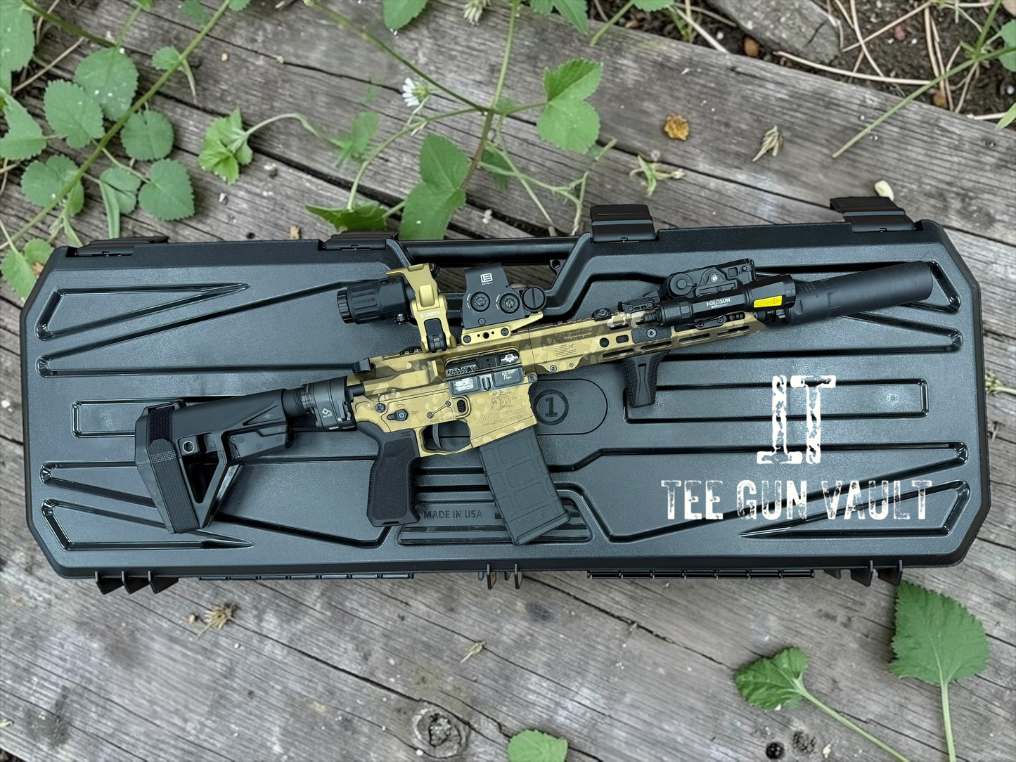 MUSTANG ARMAMENT CUSTOM “CHESTY” BRONZE CAMO 10.3” 5.56 NATO (NFA ITEM)