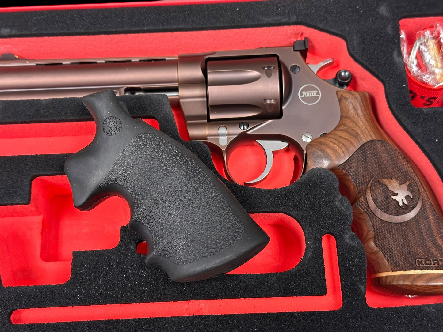NIGHTHAWK CUSTOM KORTH MONGOOSE 5.25” BRONZE REVOLVER IN .357 MAG