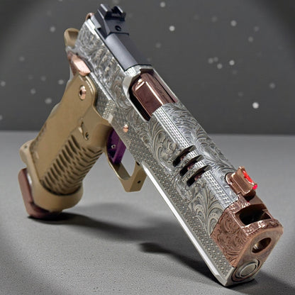 STACCATO CUSTOM XC SCROLL ENGRAVED WITH T7 ALUMINUM BRONZE GRIPS AND INFINITY TRIGGER